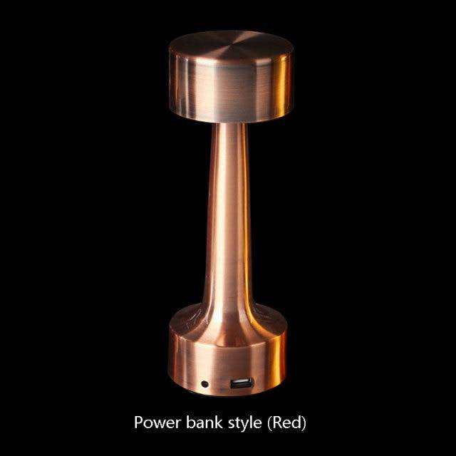 Lampe à poser design en métal - Formes arrondies LED | Marco Lucetti Cuivré - B