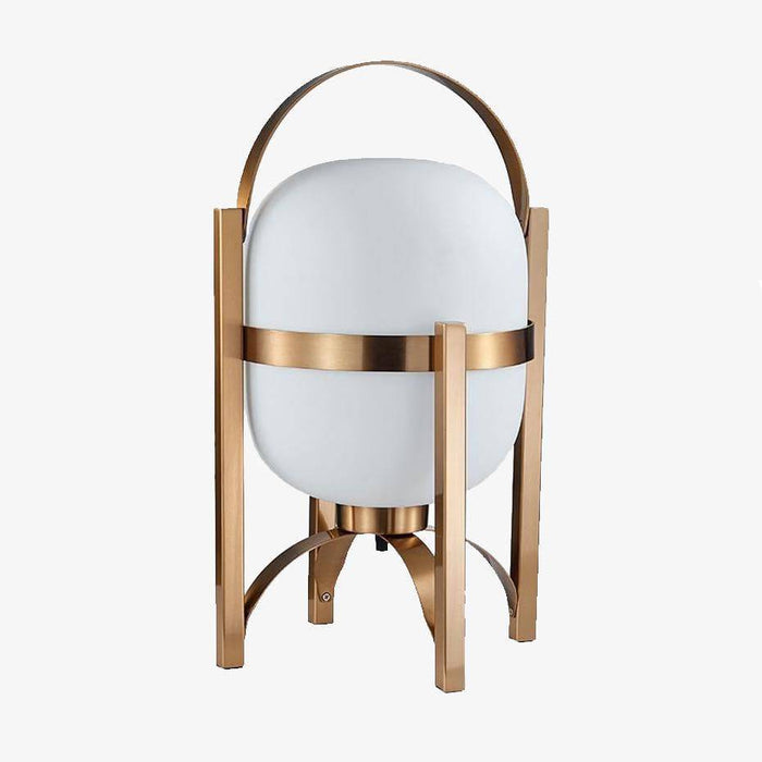 Lampe à poser LED design avec abat-jour arrondi - Light Glam