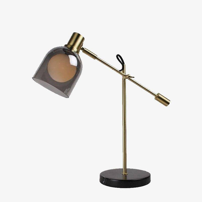 Lampe Design LED Luxe avec Abat-jour en Verre