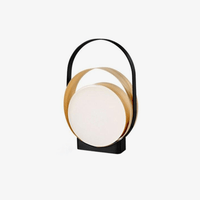 Lampe à poser LED design Metallic Rings & Light Disk