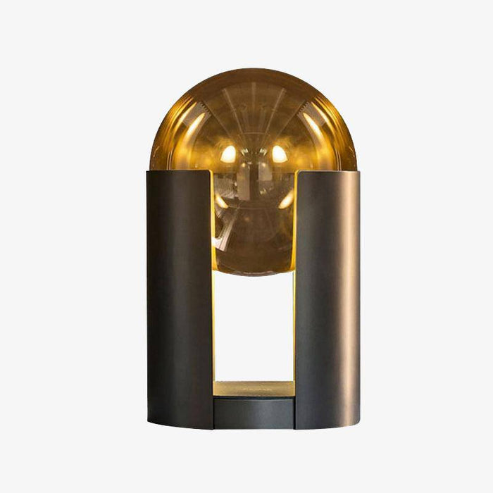 Lampe LED Design avec Base en Métal et Boule Lumineuse