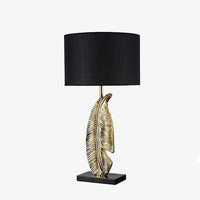 Lampe à poser LED Luxury Plume d'Or