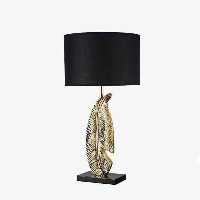 Lampe à poser LED Luxury Plume d'Or