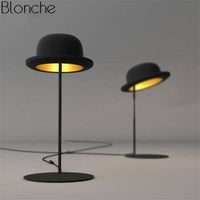 Lampe à poser design LED "Chapello" noir | Marco Lucetti