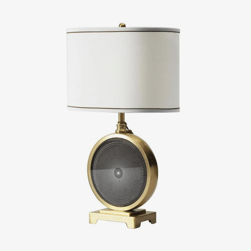 Lampe à poser LED dorée Monma