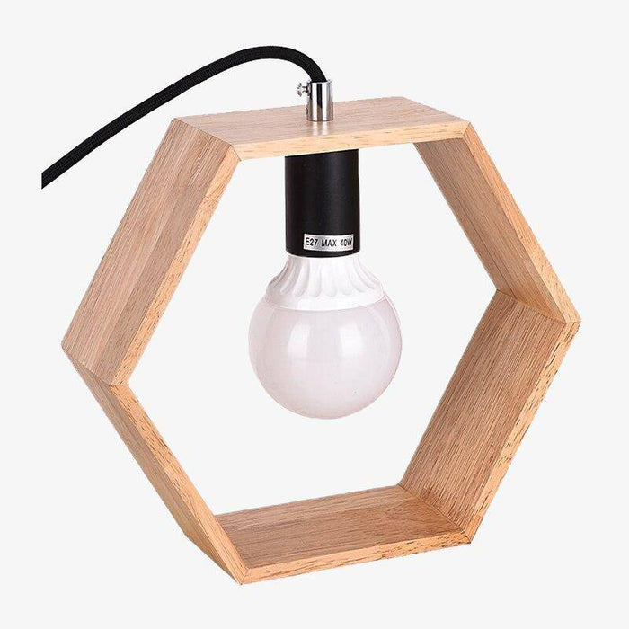 Lampe à poser design LED en bois Boti