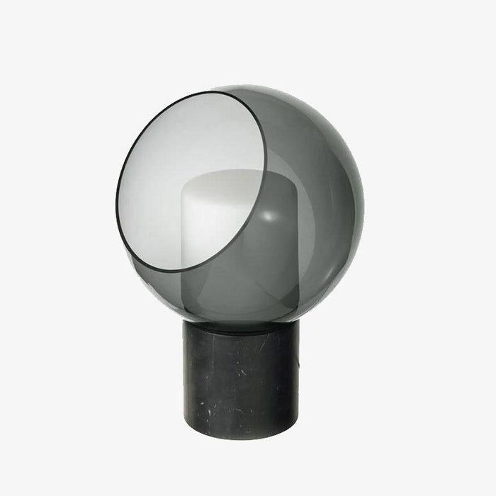 Lampe à poser Deluxe en marbre et verre LED