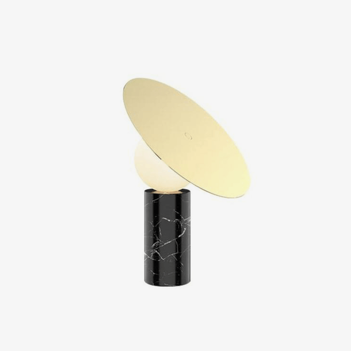 Lampe à Poser LED Marbre et Verre