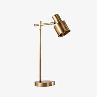 Lampe à poser LED dorée design