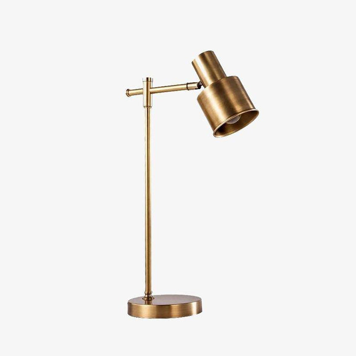 Lampe à poser LED dorée design