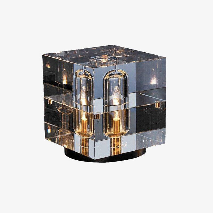 Lampe à poser design LED en verre crystal Luxury.