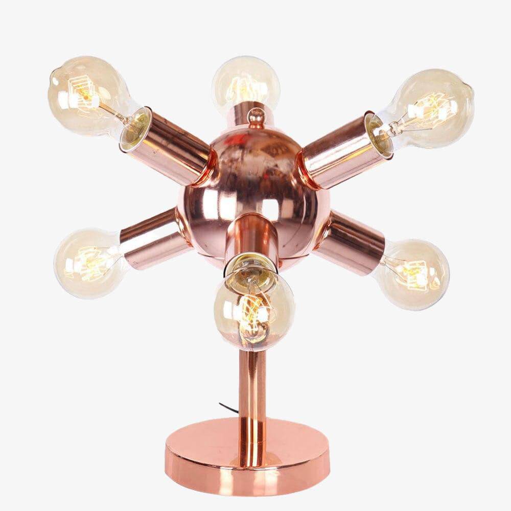 Lampe à poser design LED rose gold "Creative Glow" | Marco Lucetti 6 lampes