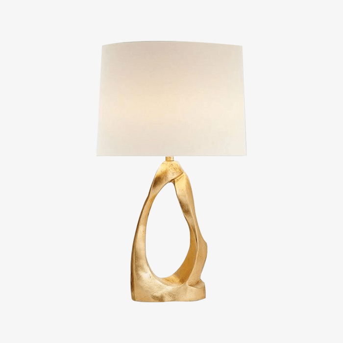 Lampe à poser LED design moderne avec abat-jour blanc - Creative Glow