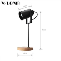 Lampe à poser design rétro avec abat-jour métallique LED | Marco Lucetti