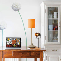 Lampe à poser design rétro avec abat-jour métallique LED | Marco Lucetti