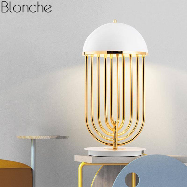 Lampe à poser dorée LED Luxe | Marco Lucetti