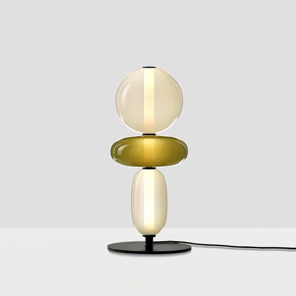 Lampe à poser LED Albane en forme de pierres | Marco Lucetti C - 3 lampes / Chaude