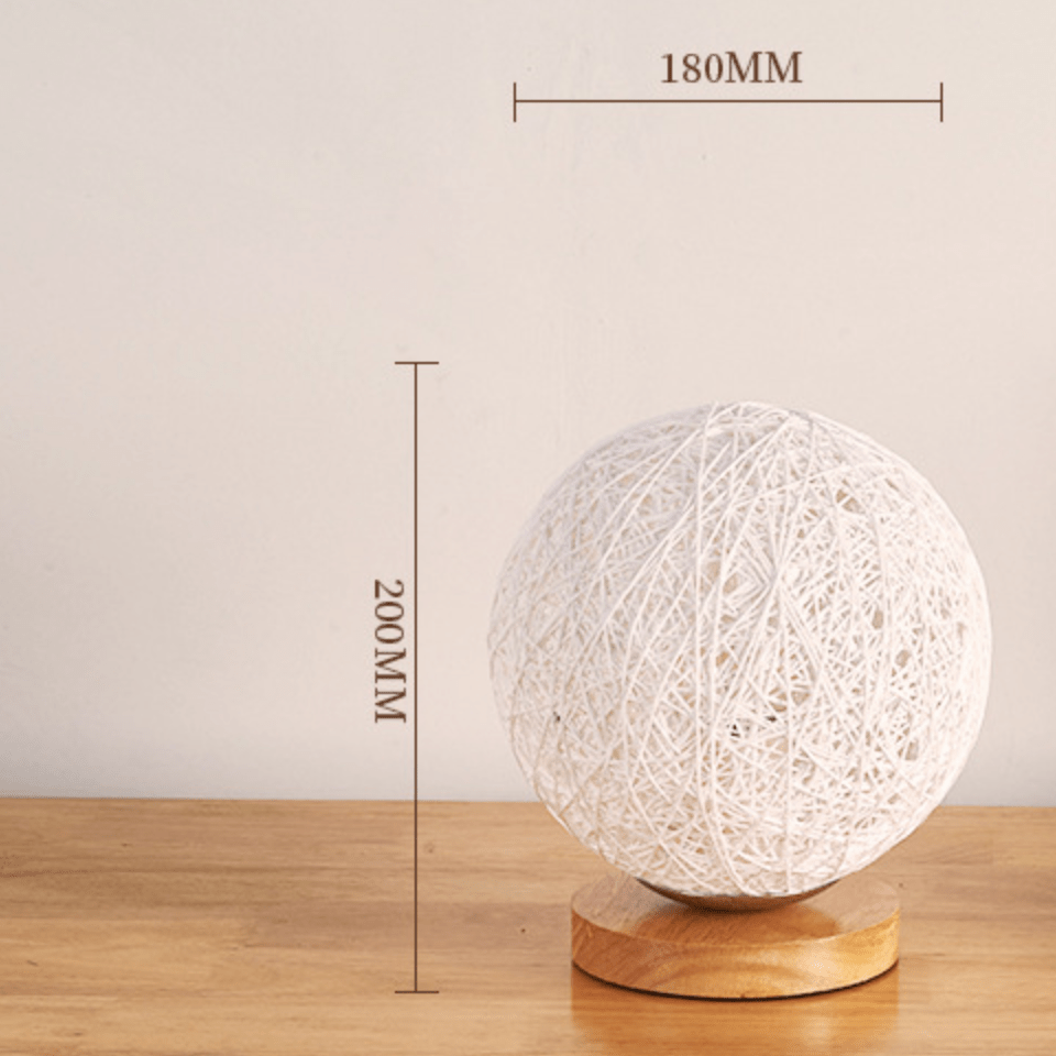 Lampe à poser LED Wicker Bamboo Glow