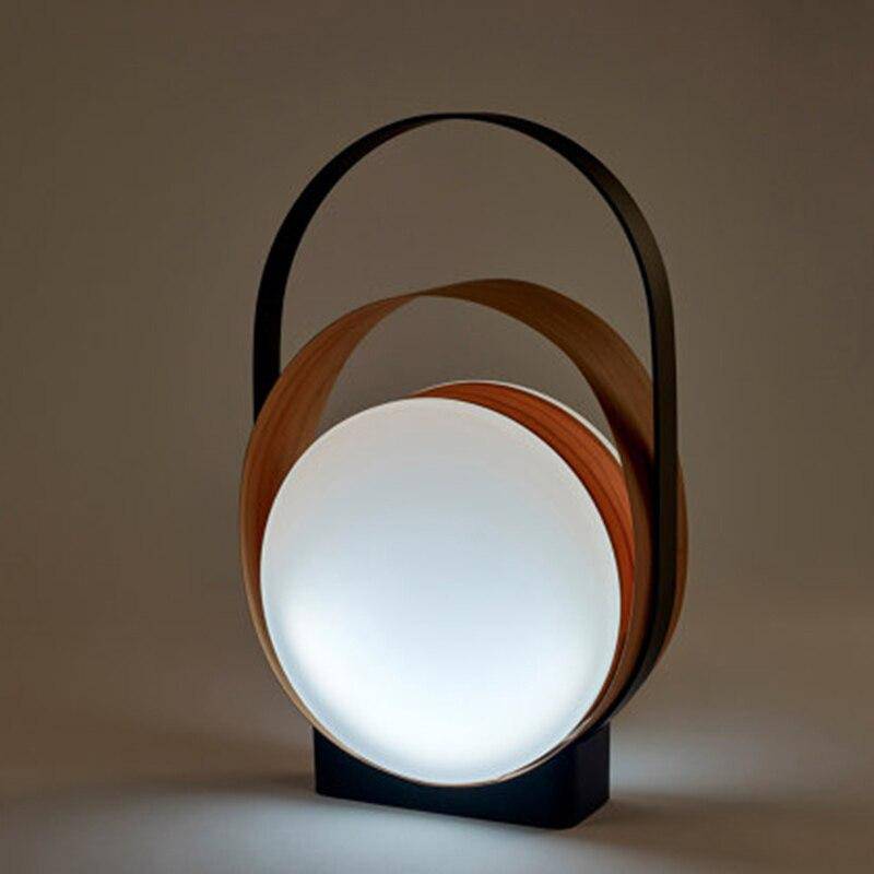 Lampe à poser LED design Metallic Rings & Light Disk | Marco Lucetti