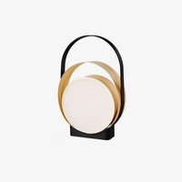 Lampe à poser LED design Metallic Rings & Light Disk | Marco Lucetti