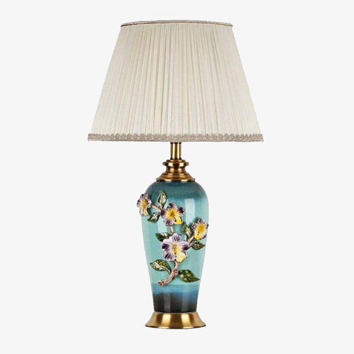 Lampe LED en céramique colorée - Style Japonais