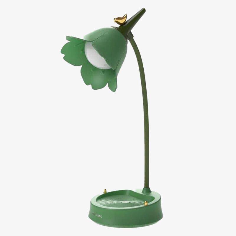 Lampe à poser LED "Flower Metal" | Marco Lucetti Vert
