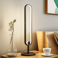 Lampe à poser LED minimaliste en métal, modèle Hevenly. | Marco Lucetti