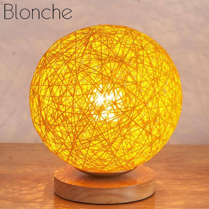 Lampe à poser LED Wicker Bamboo Glow | Marco Lucetti