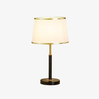Lampe à poser moderne avec abat-jour doré LED