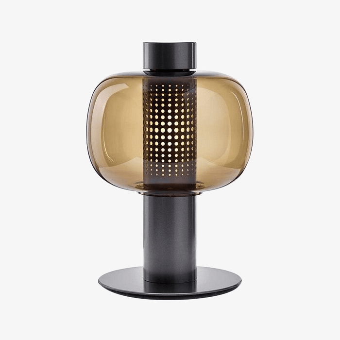 Lampe à poser LED de luxe en verre coloré