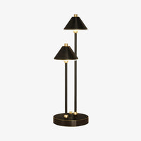 Lampe LED à double bras et abat-jour Irma