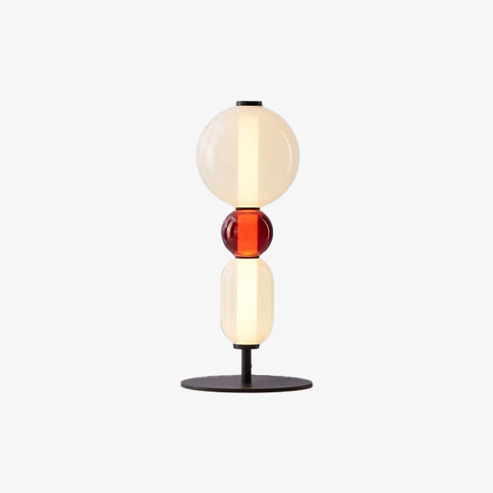 Lampe à poser LED Albane en forme de pierres