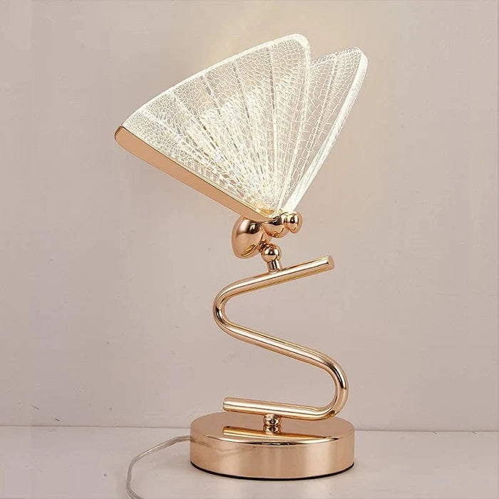 Lampe à poser papillon LED | Marco Lucetti Transparent / Blanc froid