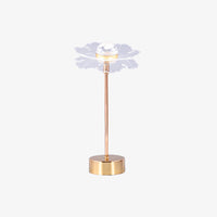 Lampe à poser vintage en métal doré Anila LED