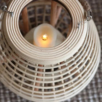 Lampe à vent en rotin avec pieds - Collection Breeze | Marco Lucetti