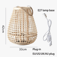 Lampe à vent en rotin avec pieds - Collection Breeze | Marco Lucetti