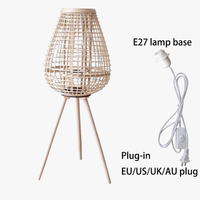 Lampe à vent en rotin avec pieds - Collection Breeze | Marco Lucetti