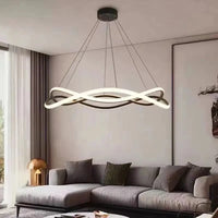 Lampe annulaire LED moderne en aluminium doré Fulight | Marco Lucetti