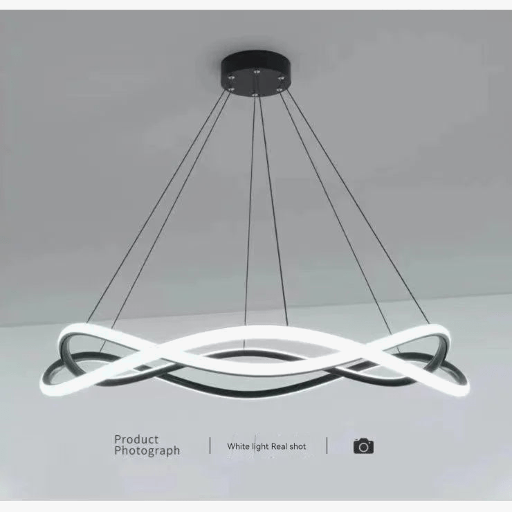 Lampe annulaire LED moderne en aluminium doré Fulight | Marco Lucetti