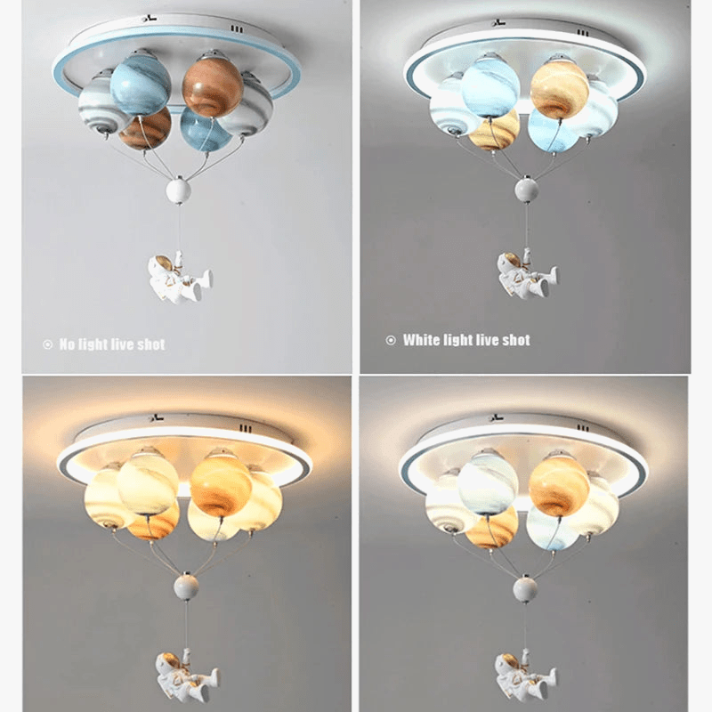  Lampe Astronaute Plafonnier LED pour Chambre d'Enfants | Marco Lucetti