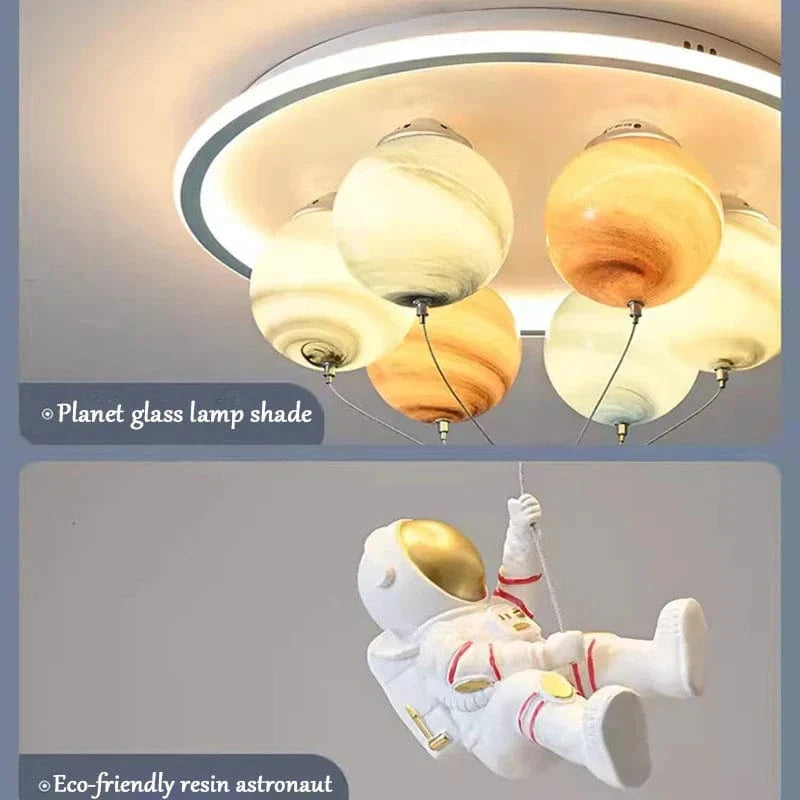  Lampe Astronaute Plafonnier LED pour Chambre d'Enfants | Marco Lucetti