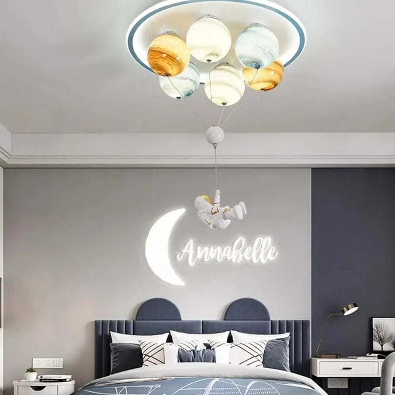  Lampe Astronaute Plafonnier LED pour Chambre d'Enfants | Marco Lucetti