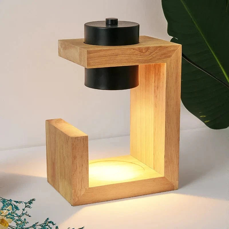 Lampe Bois Nordique pour Aromathérapie & Chauffe-Bougie | Marco Lucetti