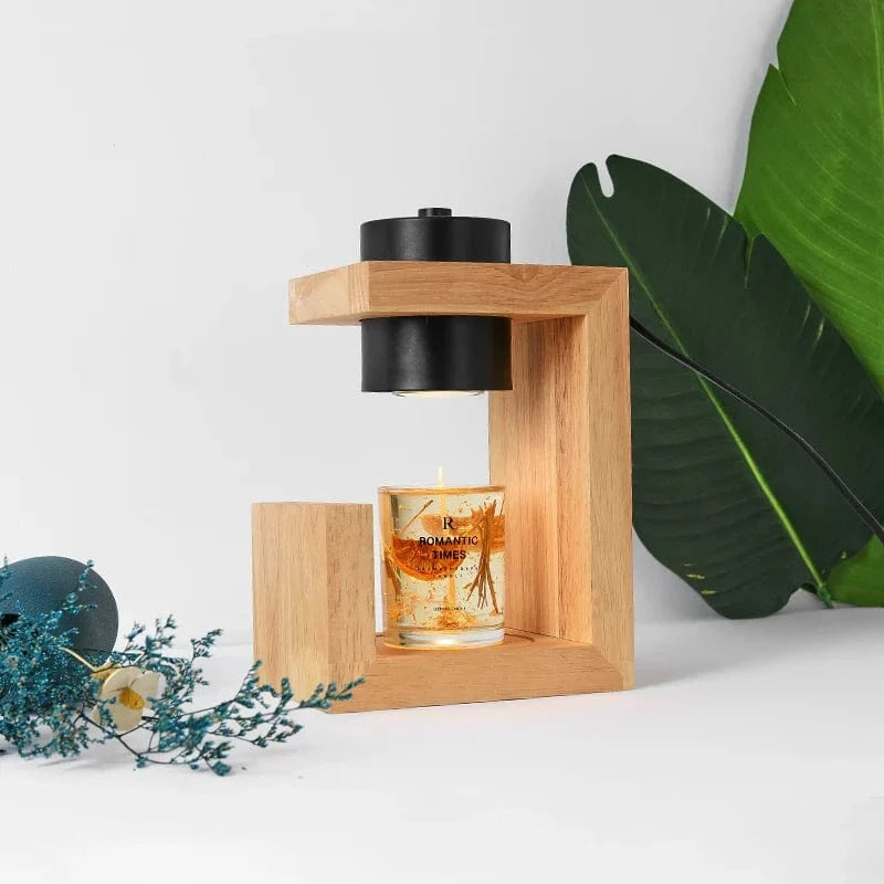 Lampe Bois Nordique pour Aromathérapie & Chauffe-Bougie | Marco Lucetti