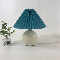 Lampe Bois Rotin: Design Moderne avec LED | Marco Lucetti Bleu et blanc