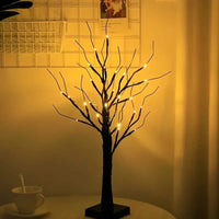 Lampe Bonsaï Arbre Lumineux - 24 LED | Marco Lucetti Noir