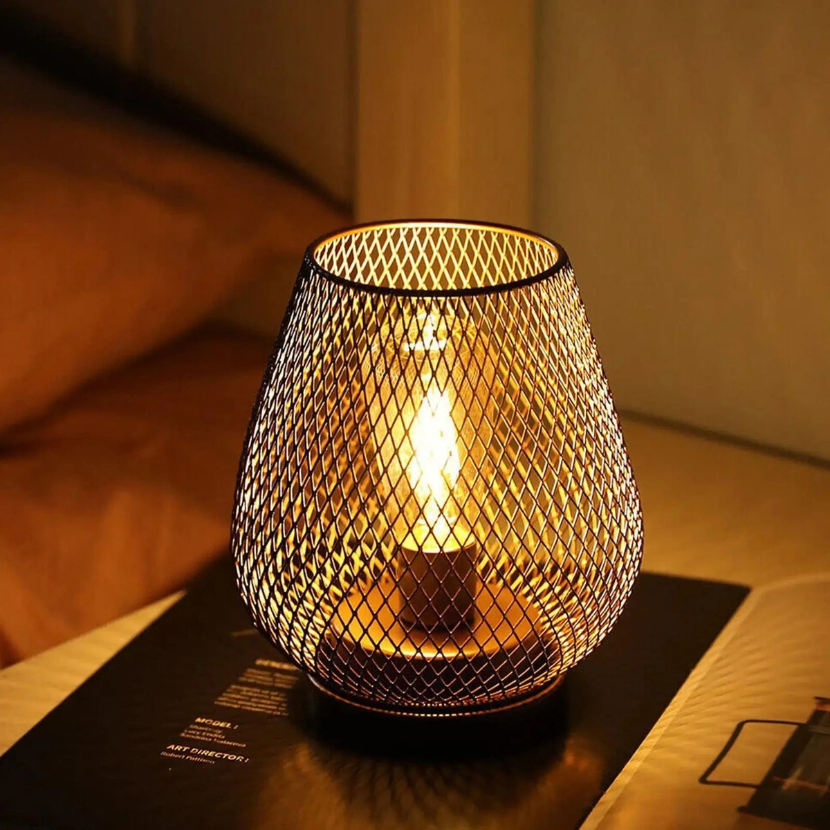 Lampe Cage LED sans Fil - Idéale pour Mariage et Déco Maison | Marco Lucetti