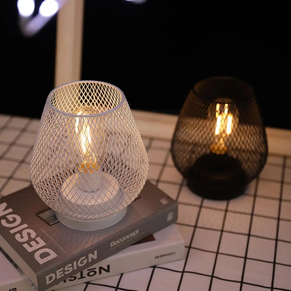 Lampe Cage LED sans Fil - Idéale pour Mariage et Déco Maison | Marco Lucetti