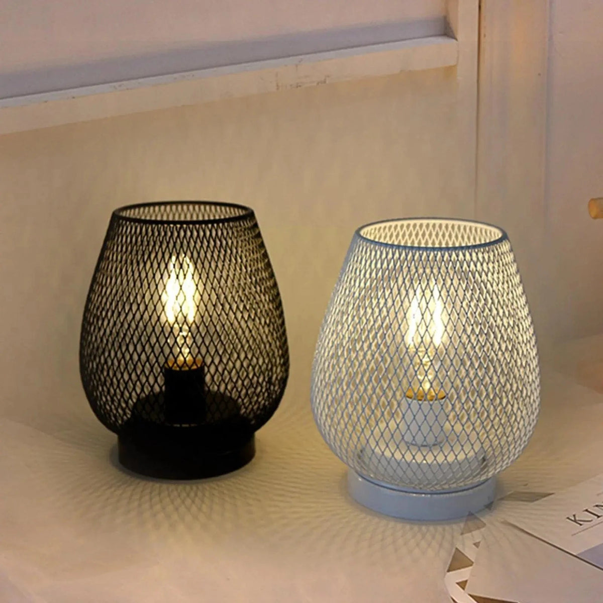 Lampe Cage LED sans Fil - Idéale pour Mariage et Déco Maison | Marco Lucetti