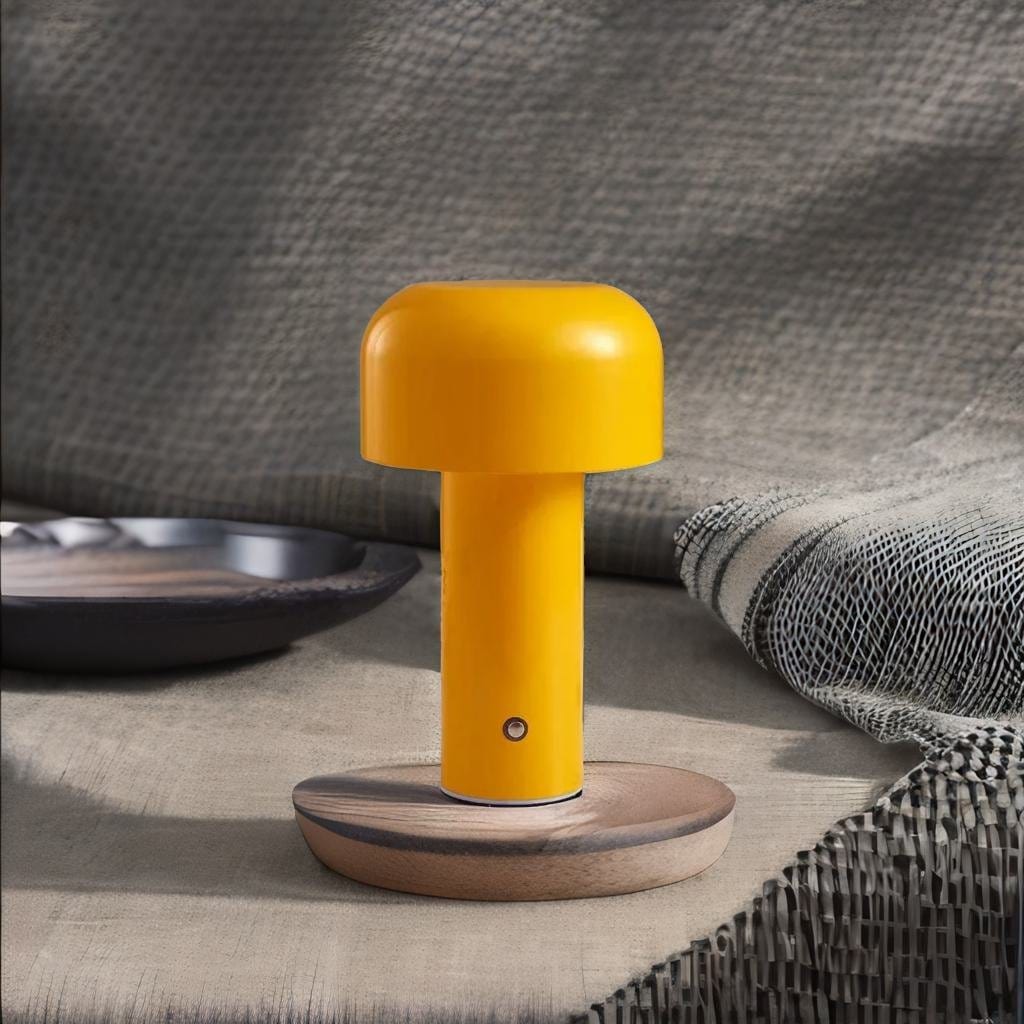 Lampe Champignon - Champa Glow | Marco Lucetti Jaune